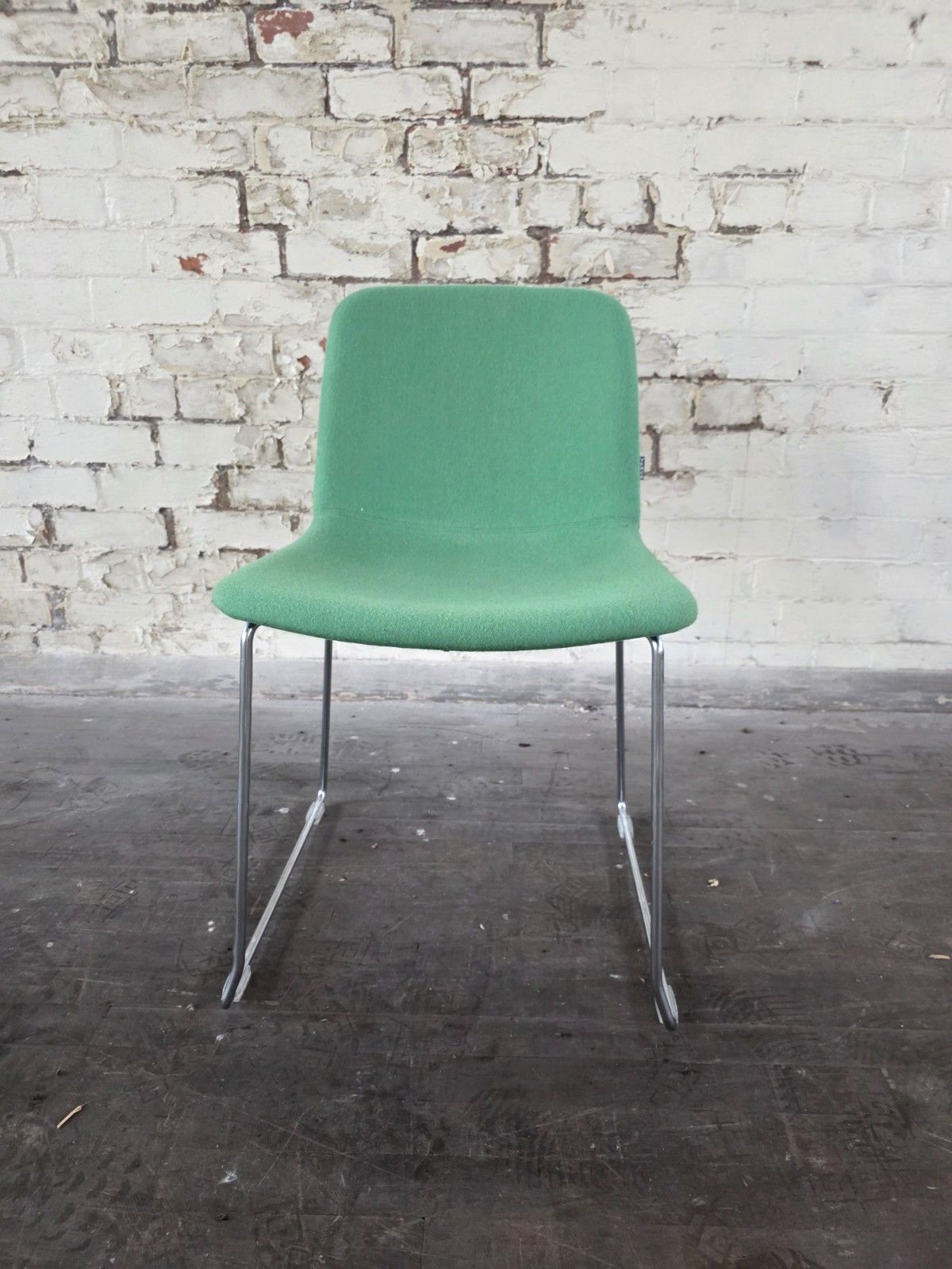 Verco Metal Base Office Chair In Green photo furniture