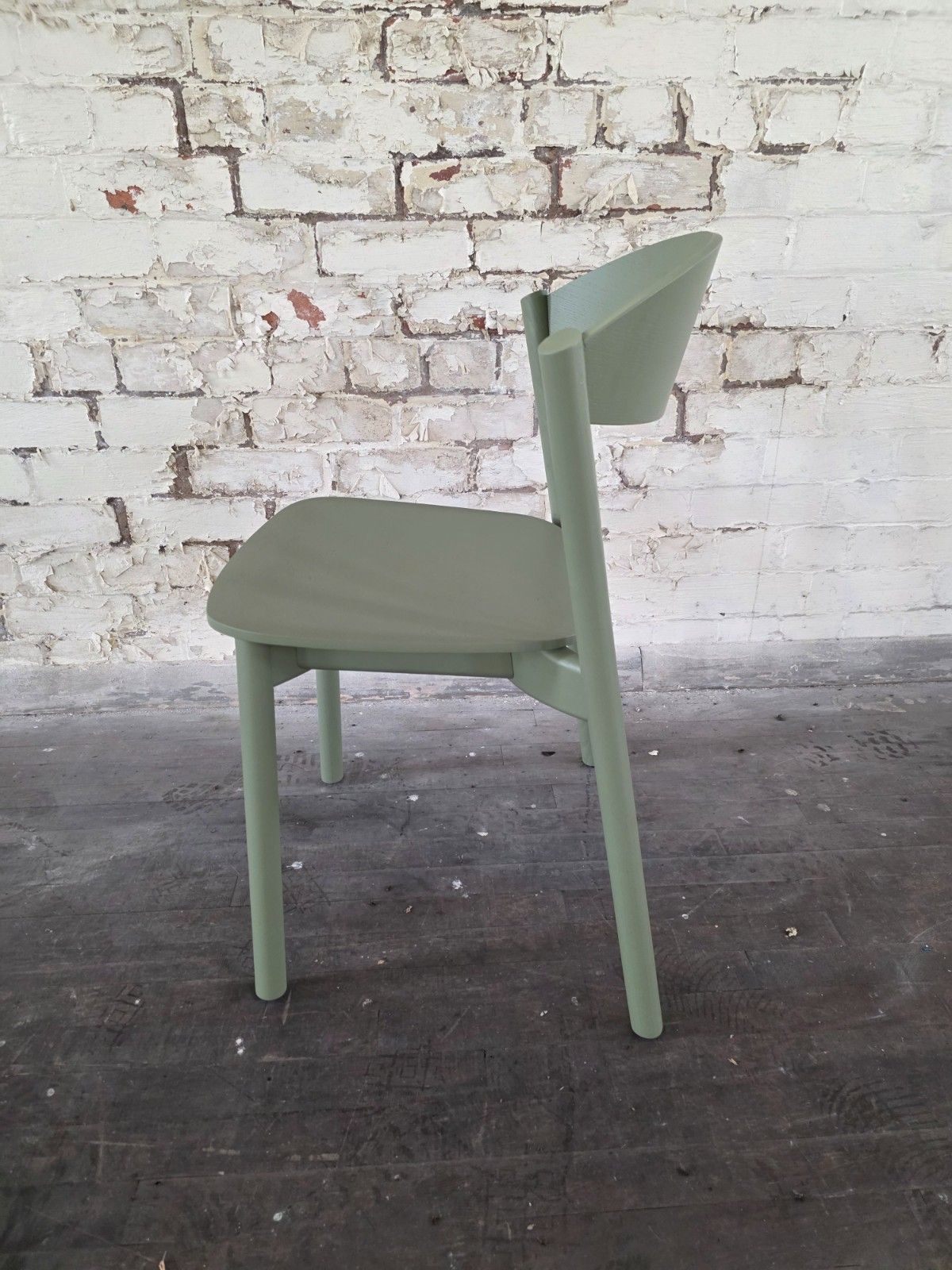 Modus March Stacking Chair In Green photo vintage