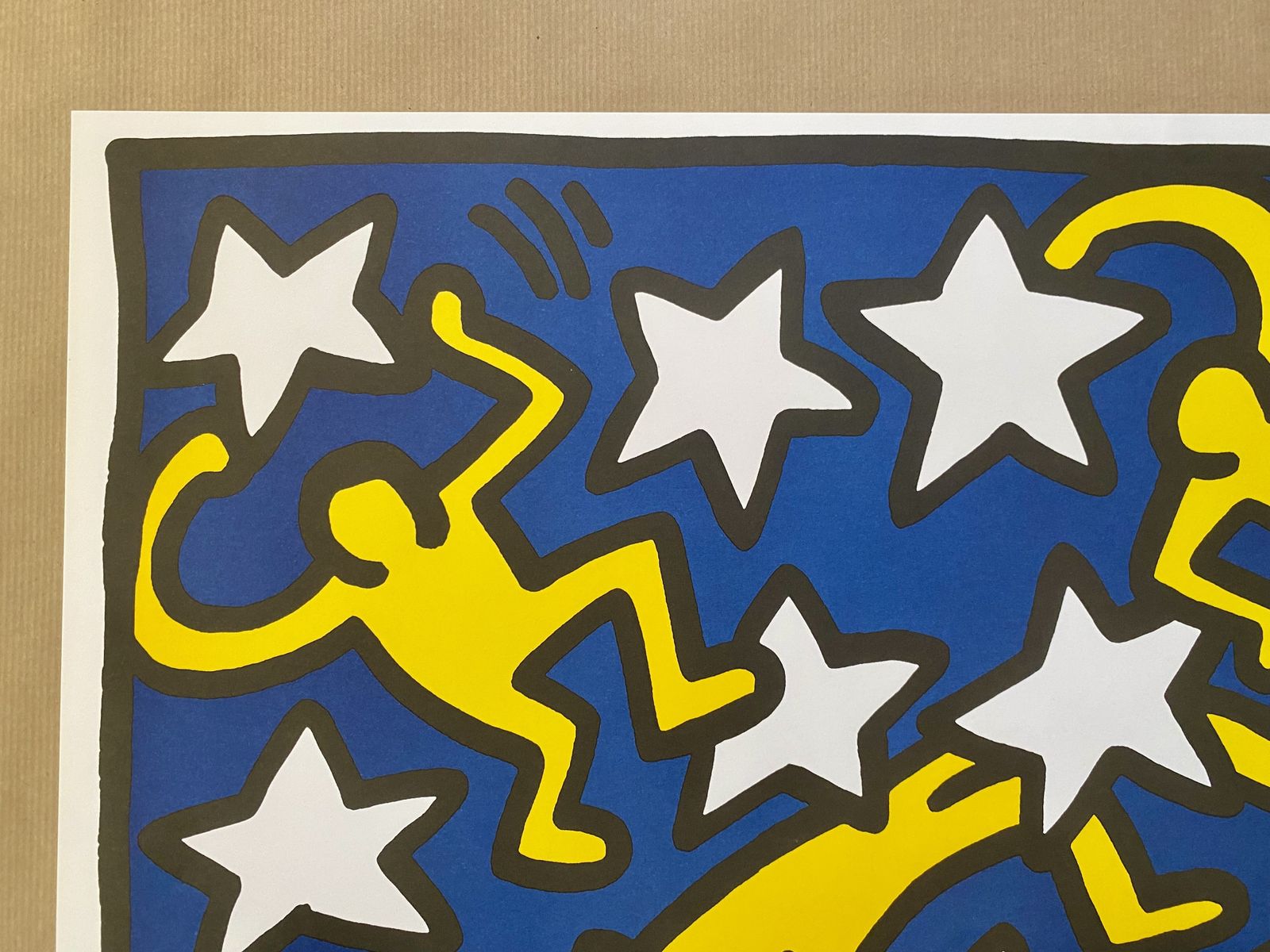 Keith Haring, 1990s   American Festival   Exhibition Poster Printed In Offset photo vinterior