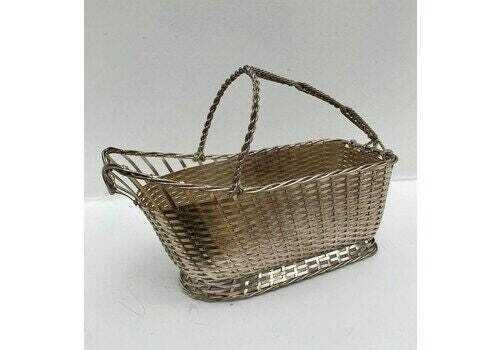 Wijnfleshouder, Vintage Mand, Wijndrager, 20e Eeuws Decoratief Object, Art Deco, Vintage Frans, Baraccessoires photo vinterior