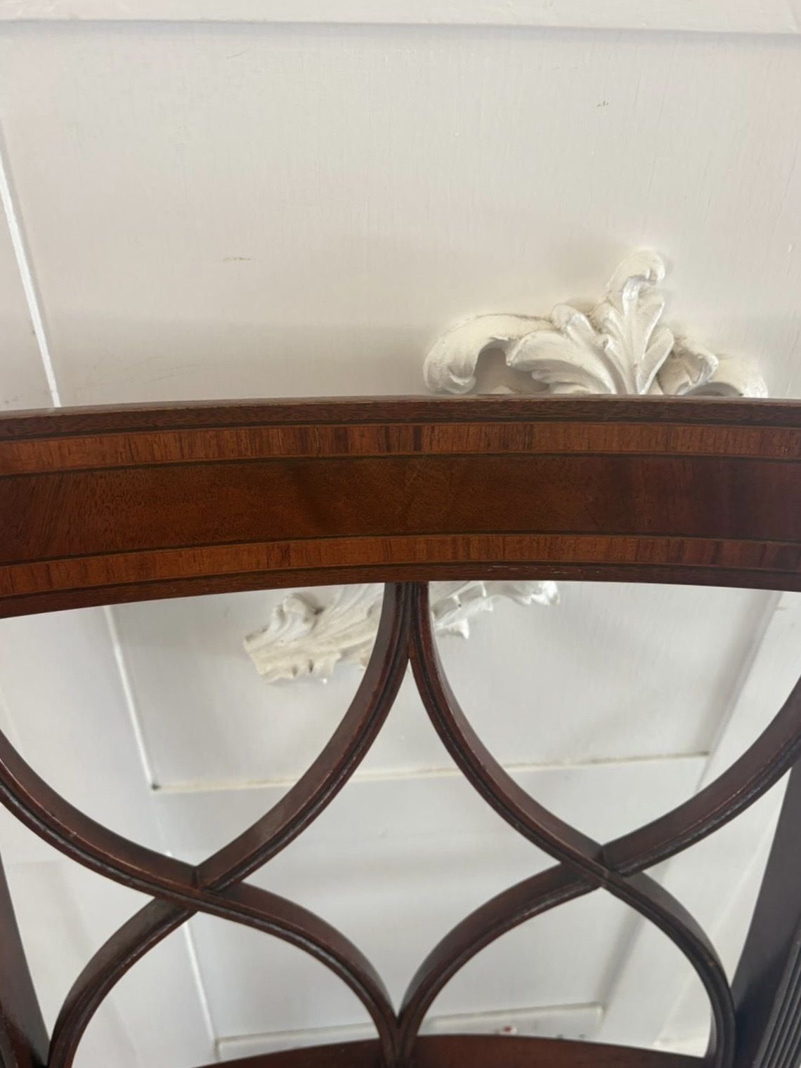 Set Of 8 Antique Quality Mahogany Dining Chairs photo 3495.0