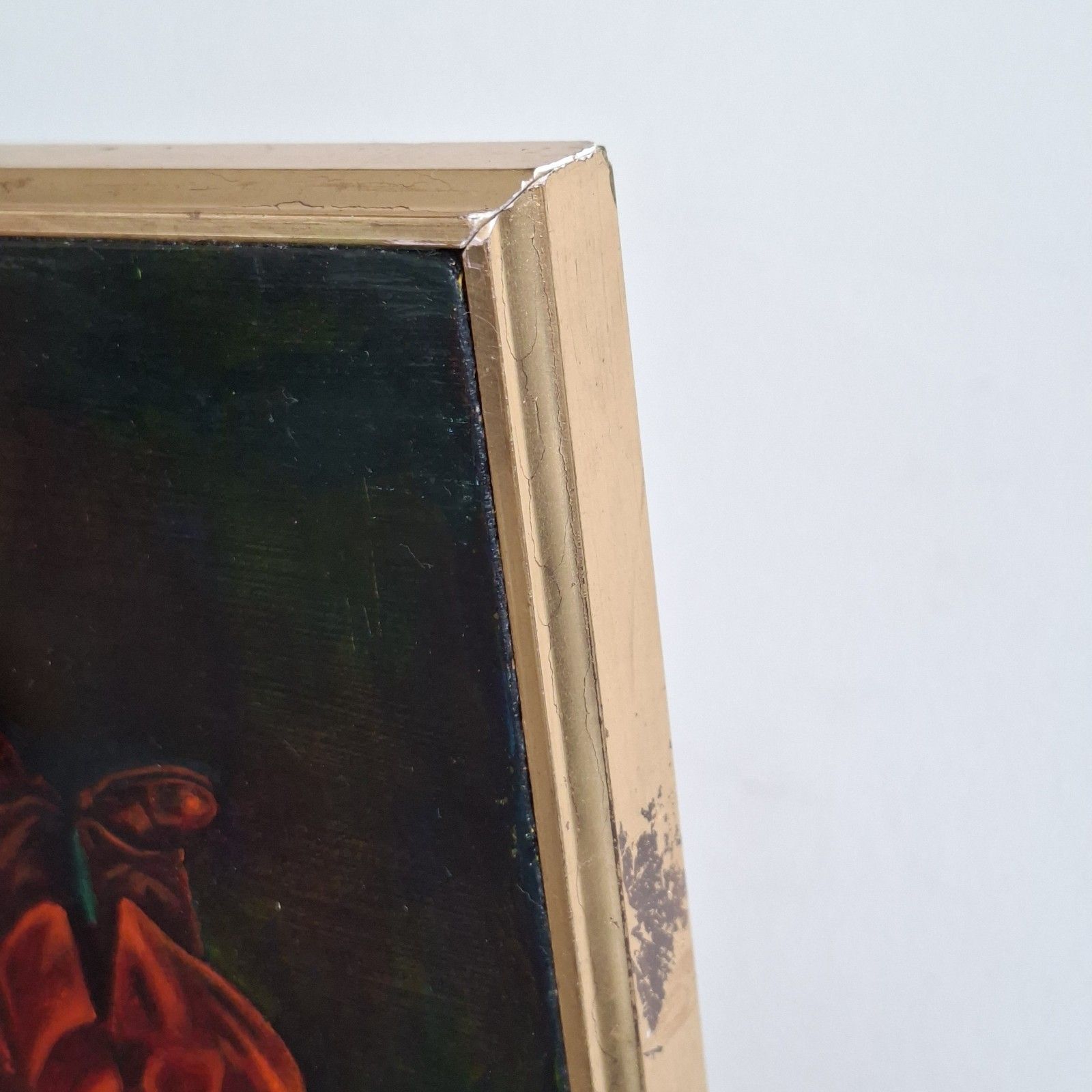 photo buy Original Oil On Board Painting Adrienne Seed The Piper Calls The Tune Surrealist