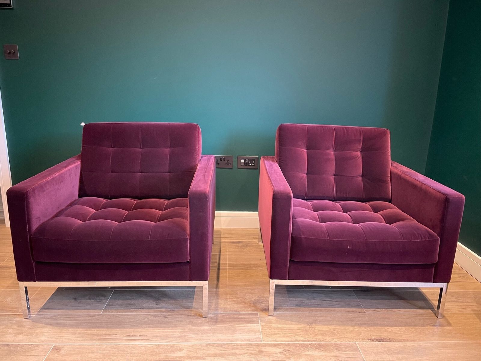 Pair Of Knoll Studio, Florence Knoll, Lounge Chair Armchairs photo vinterior