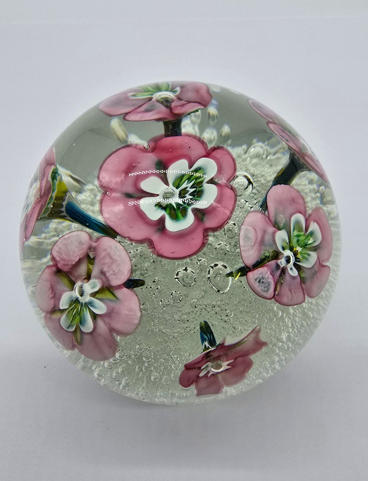 A Stunning Pair Of  Italian Murano Glass Paperweights, Circa 1930 photo for sale