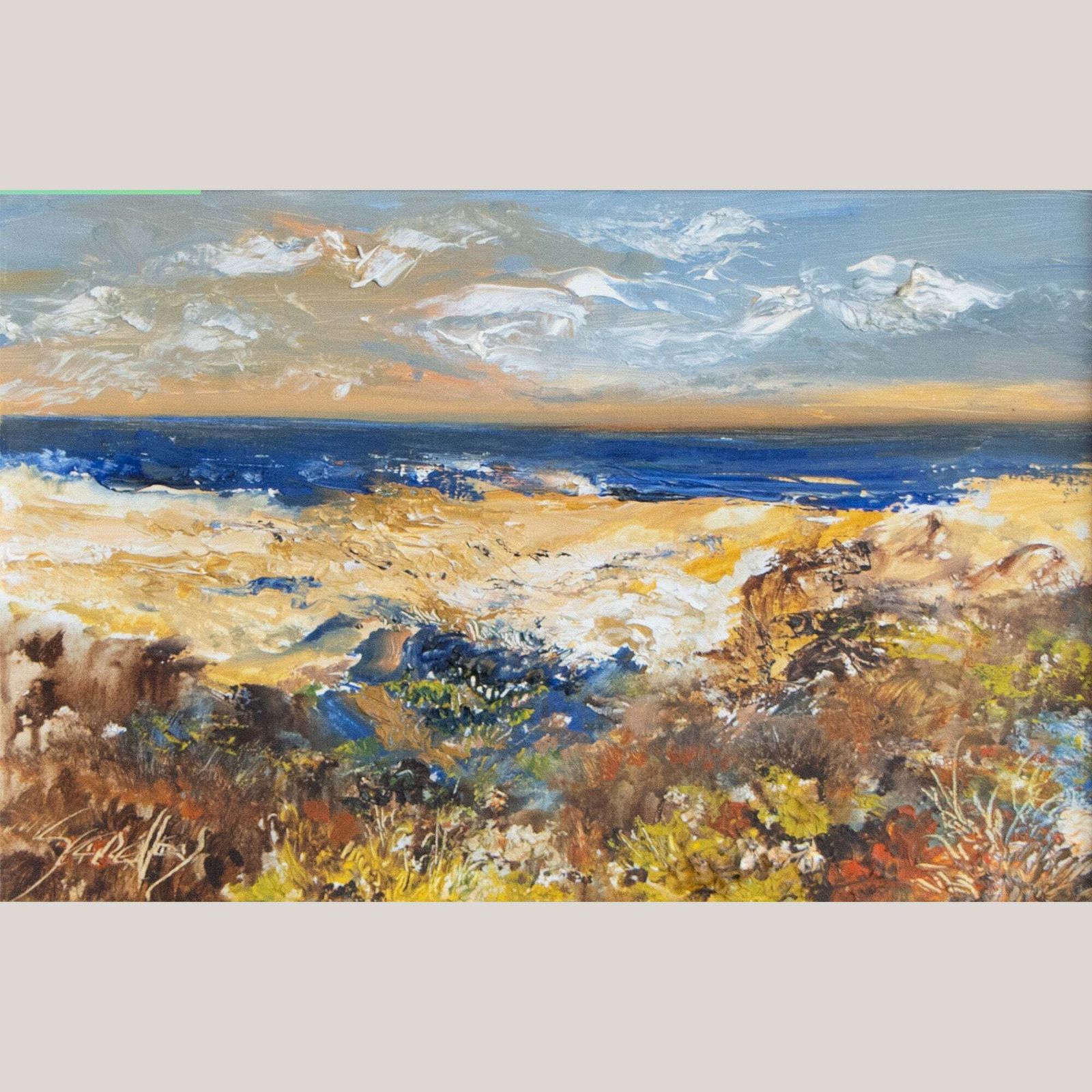 “Una Suave Luz De Cielo” – (“A Soft Light Of Sky”)   Ramiro Segrelles – Original Oil On Canvas