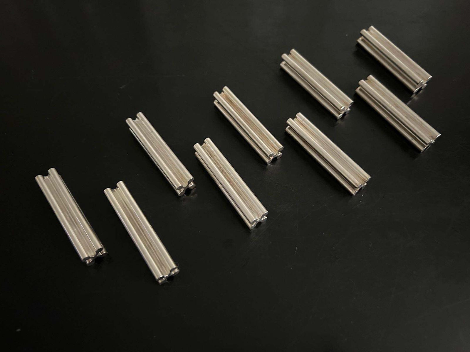 Set Of Art Deco Silver Plated Metal Knife Rests photo for sale