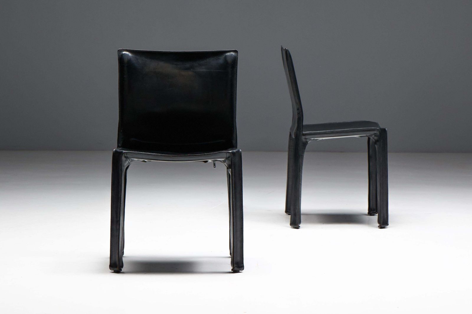 Cab 412 Chairs By Mario Bellini For Cassina, Italy, 1970s photo 998.0