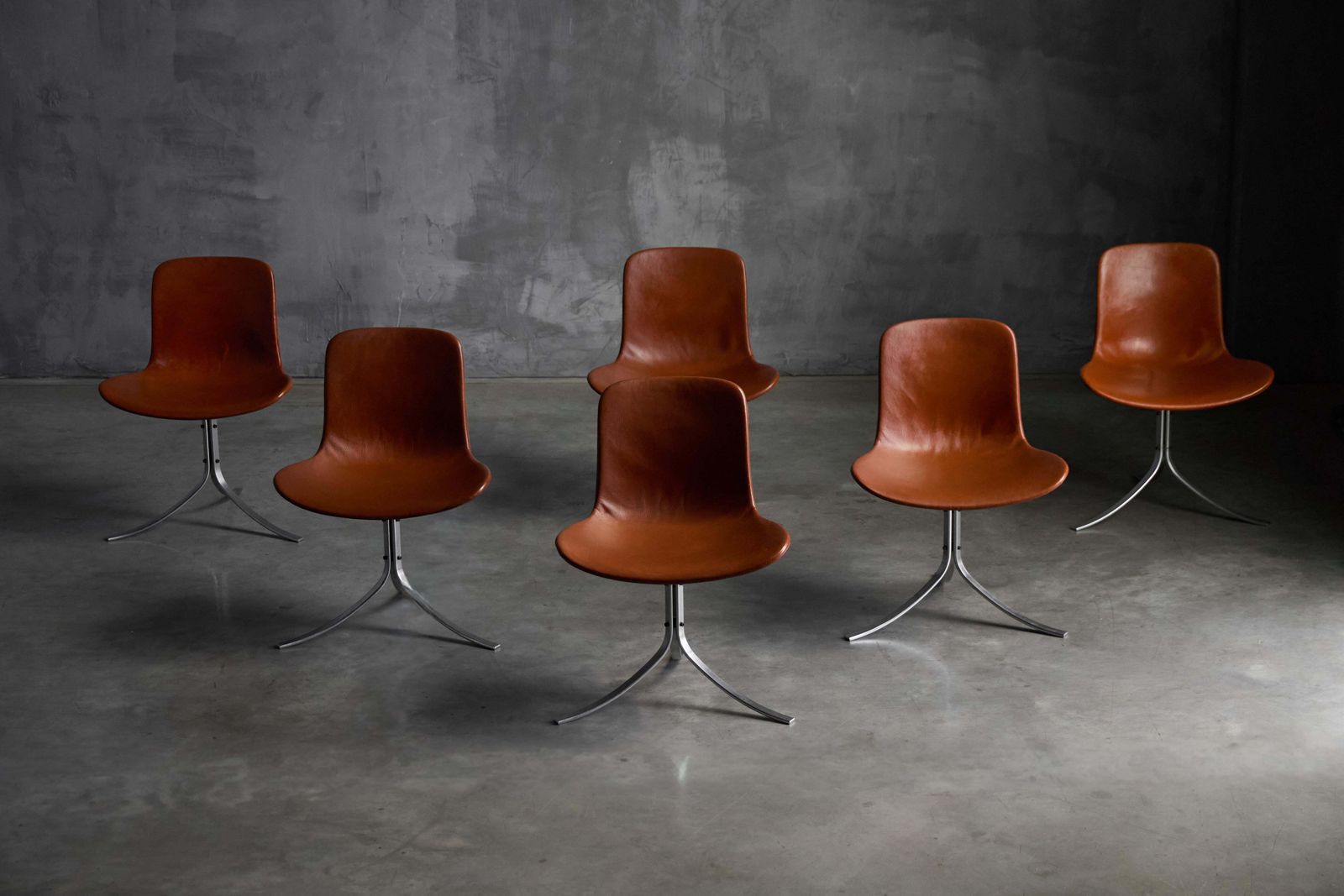 Pk9 Dining Chairs By Poul Kjærholm For E. Kold Christensen, Denmark, 1960s photo for sale