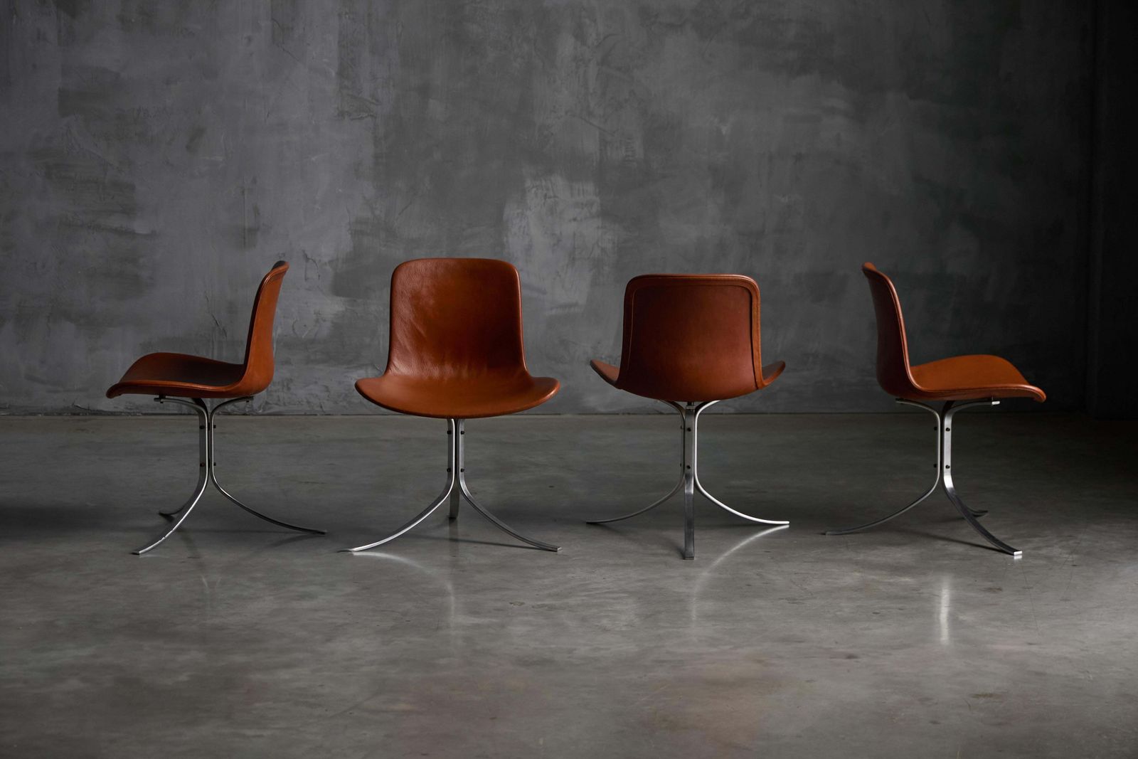 Pk9 Dining Chairs By Poul Kjærholm For E. Kold Christensen, Denmark, 1960s photo Furniture