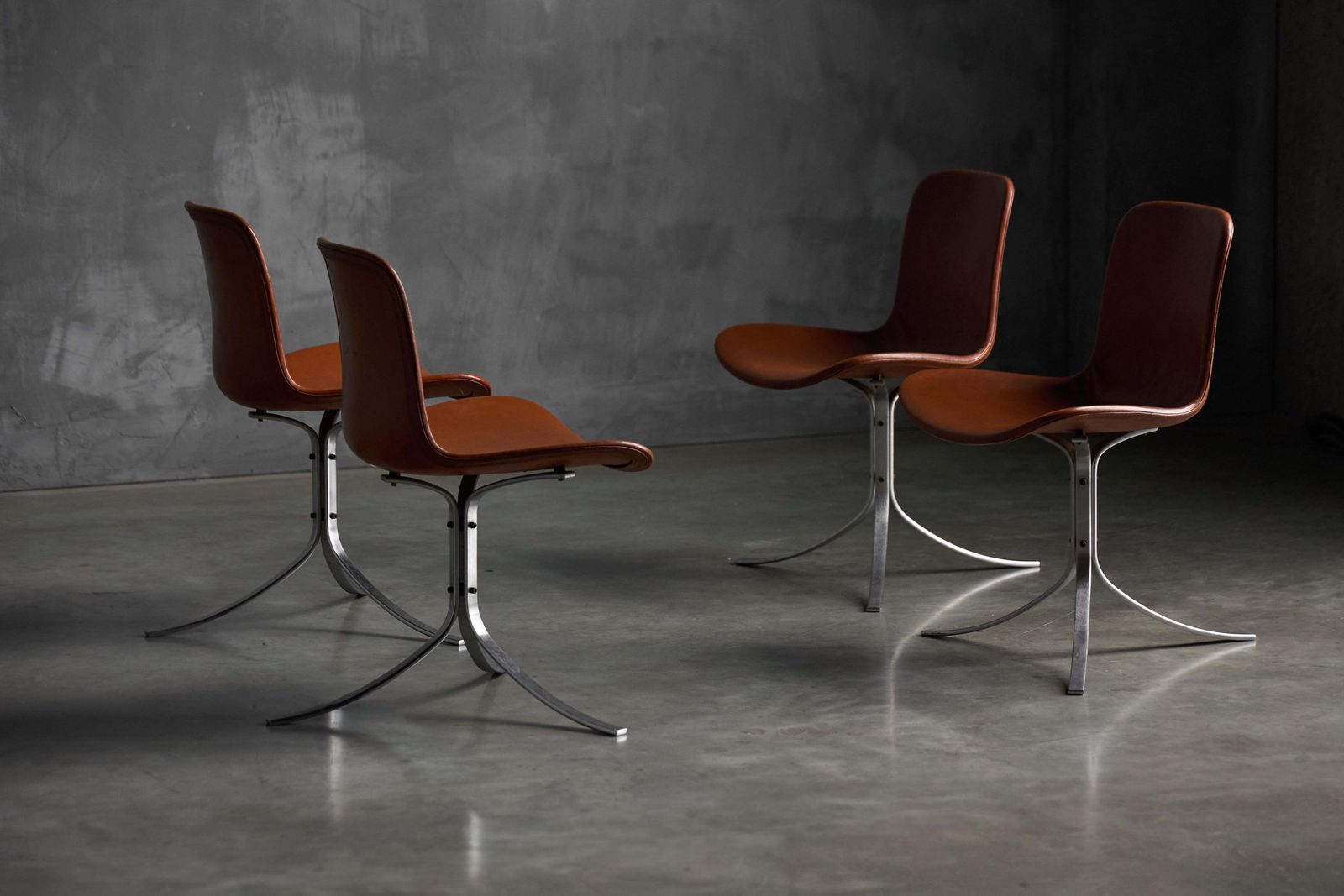 Pk9 Dining Chairs By Poul Kjærholm For E. Kold Christensen, Denmark, 1960s photo 5623.0