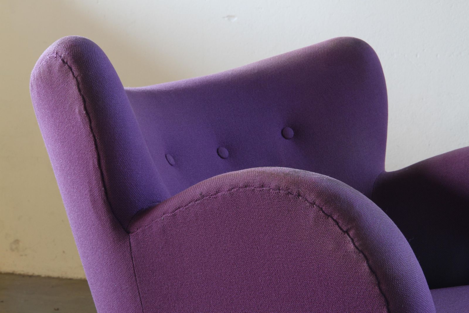 photo furniture Vintage Danish 1930s Club Lounge Chair, Style Of Fritz Hansen & Flemming Lassen