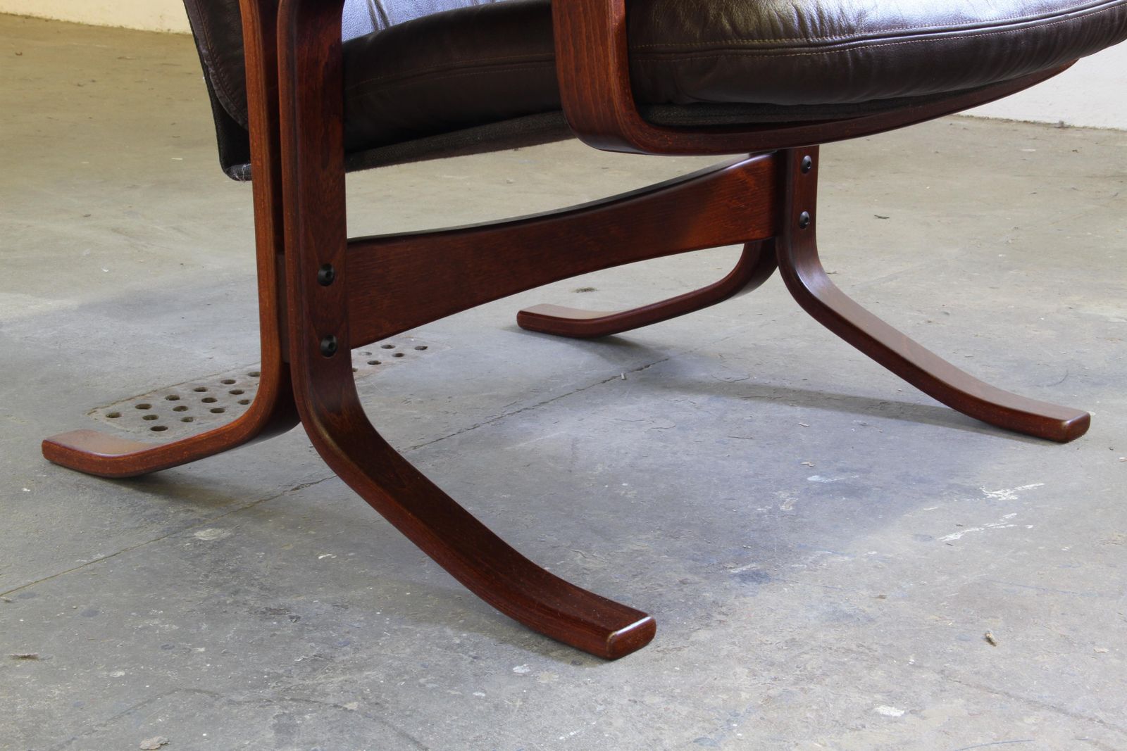 photo for sale Pair Of Vintage 1970s Norwegian Modernist Lounge Chairs, Attr. Jon Hjortdal