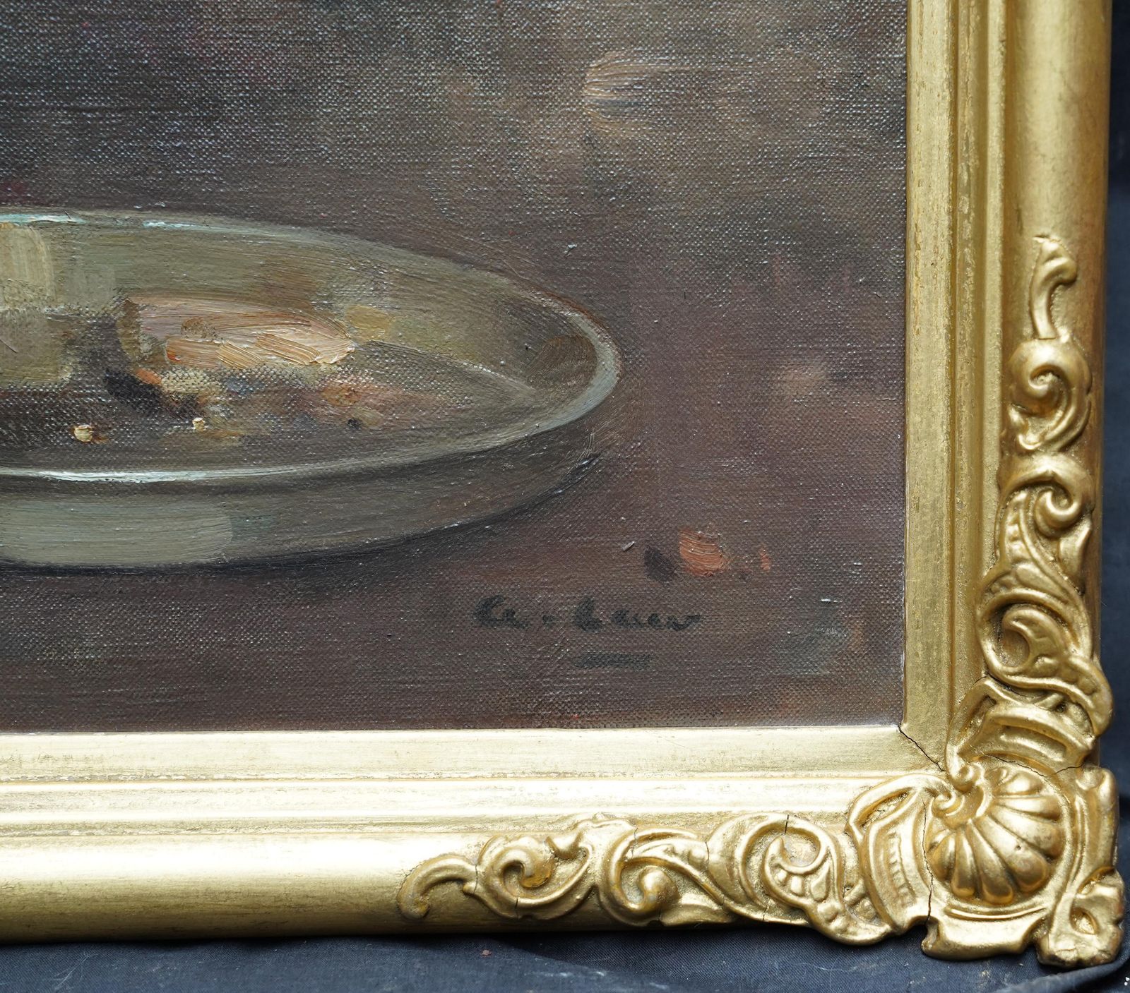 Andrew Lawportrait Of A Cockerel In A Barn   Scottish Twenties Animal Art Oil Paintingcirca 1920 photo buy
