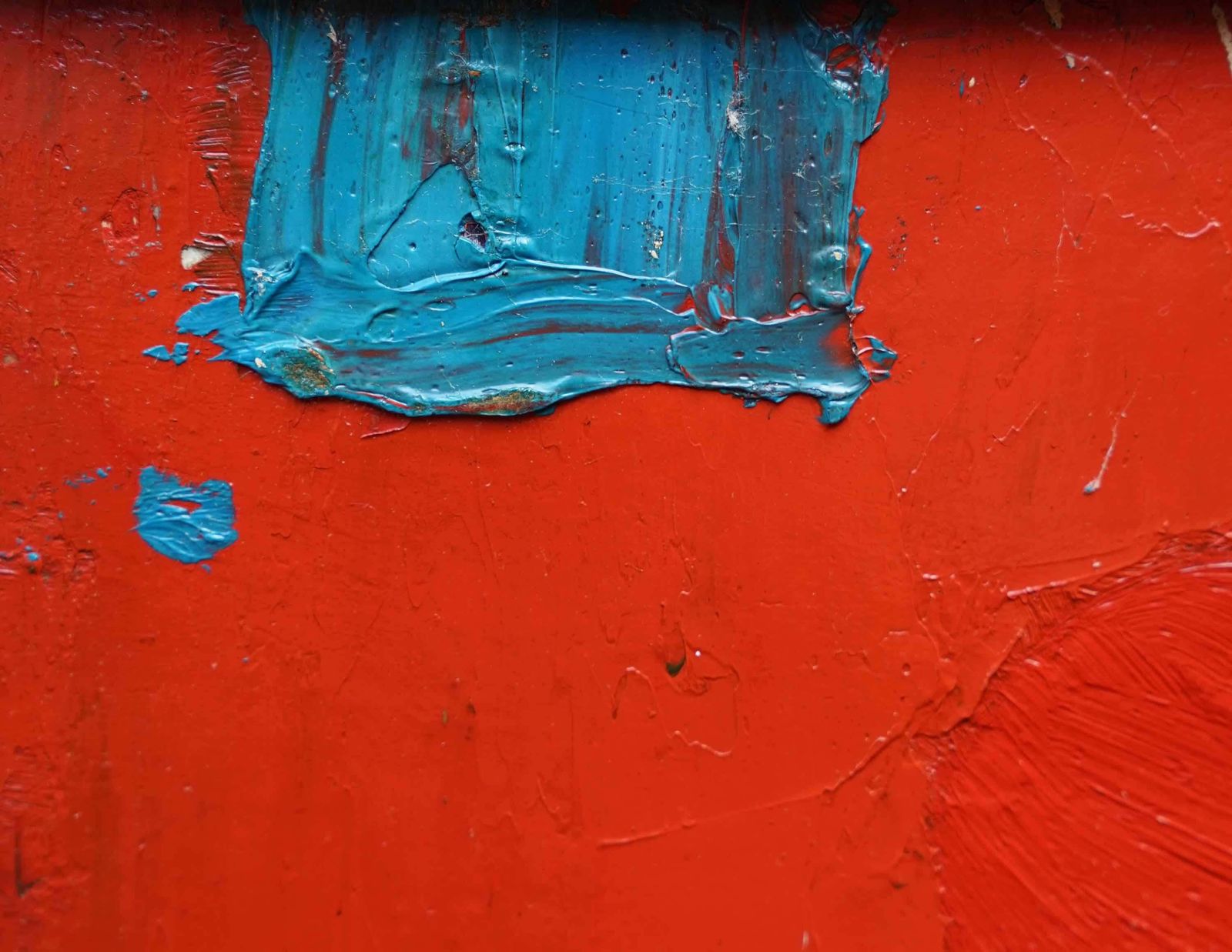 Peter L Fieldblue Brown Shapes On Red Abstract   British Fifties Abstract Art Oil Paintingcirca 1955 photo 2243.0