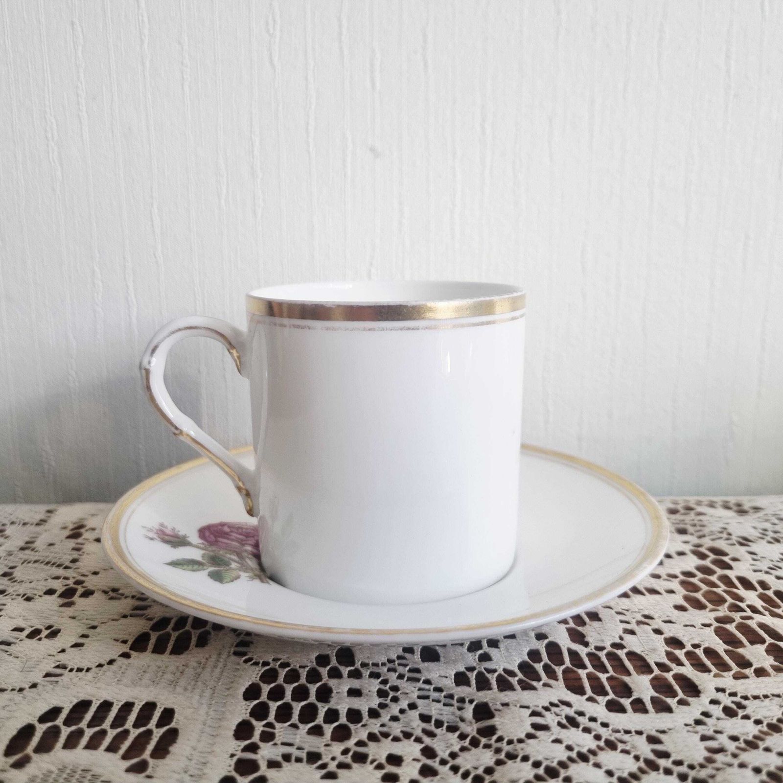 Set Of 5 Floral Coffee/Expresso Cups/Coffee Cans By Royal Worcester photo buy
