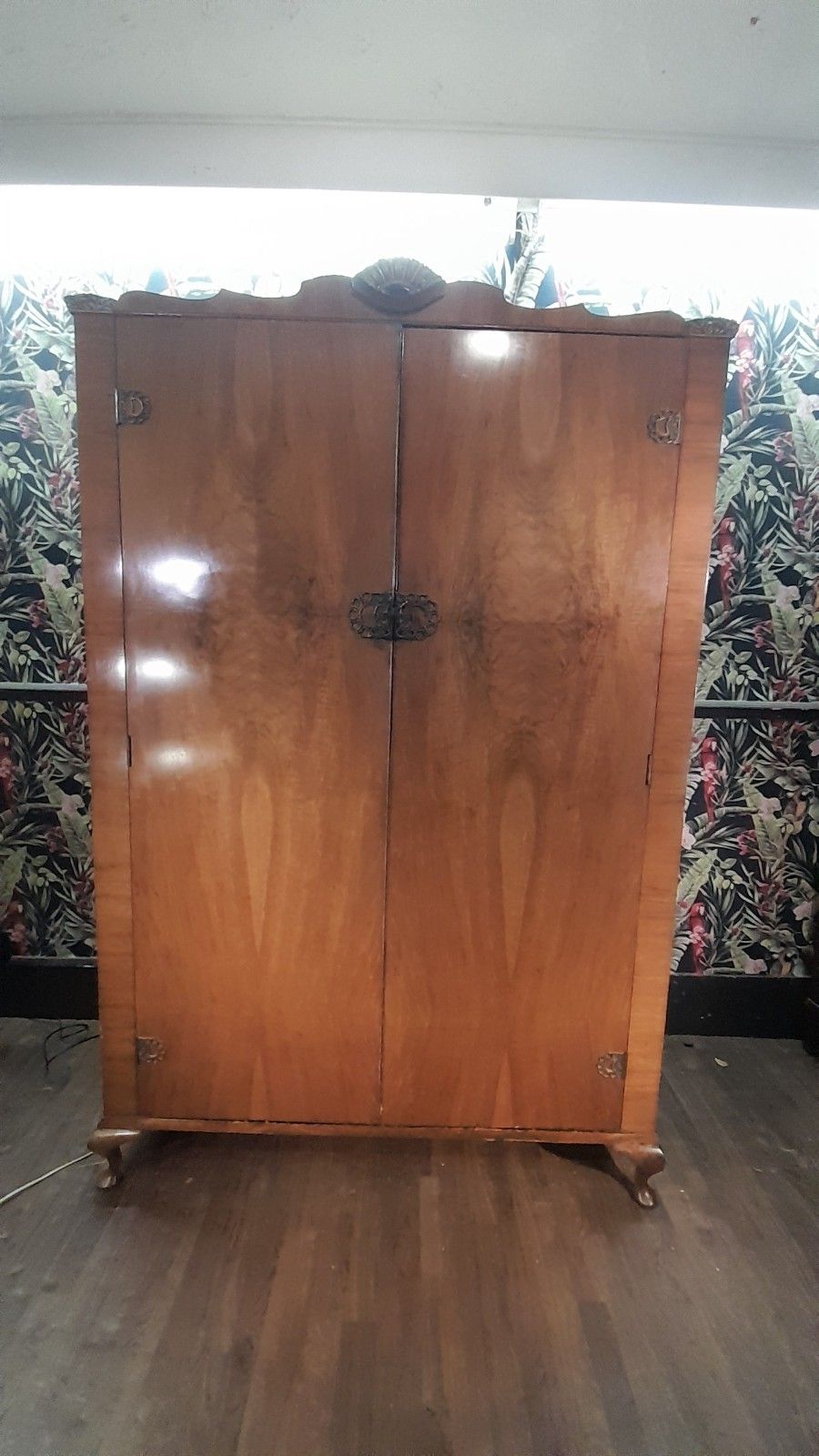 1930s Art Deco Burr Walnut Full Size Freestanding Wardrobe photo furniture