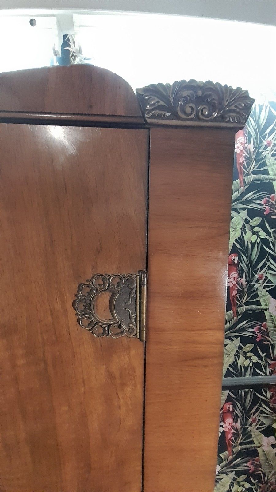 1930s Art Deco Burr Walnut Full Size Freestanding Wardrobe photo vinterior