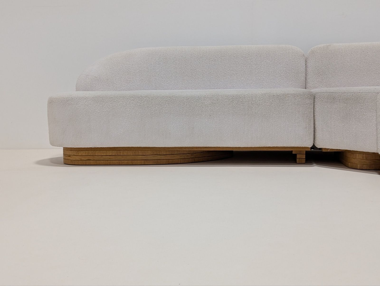 Dara Maison Boucle Corner Sofa photo furniture