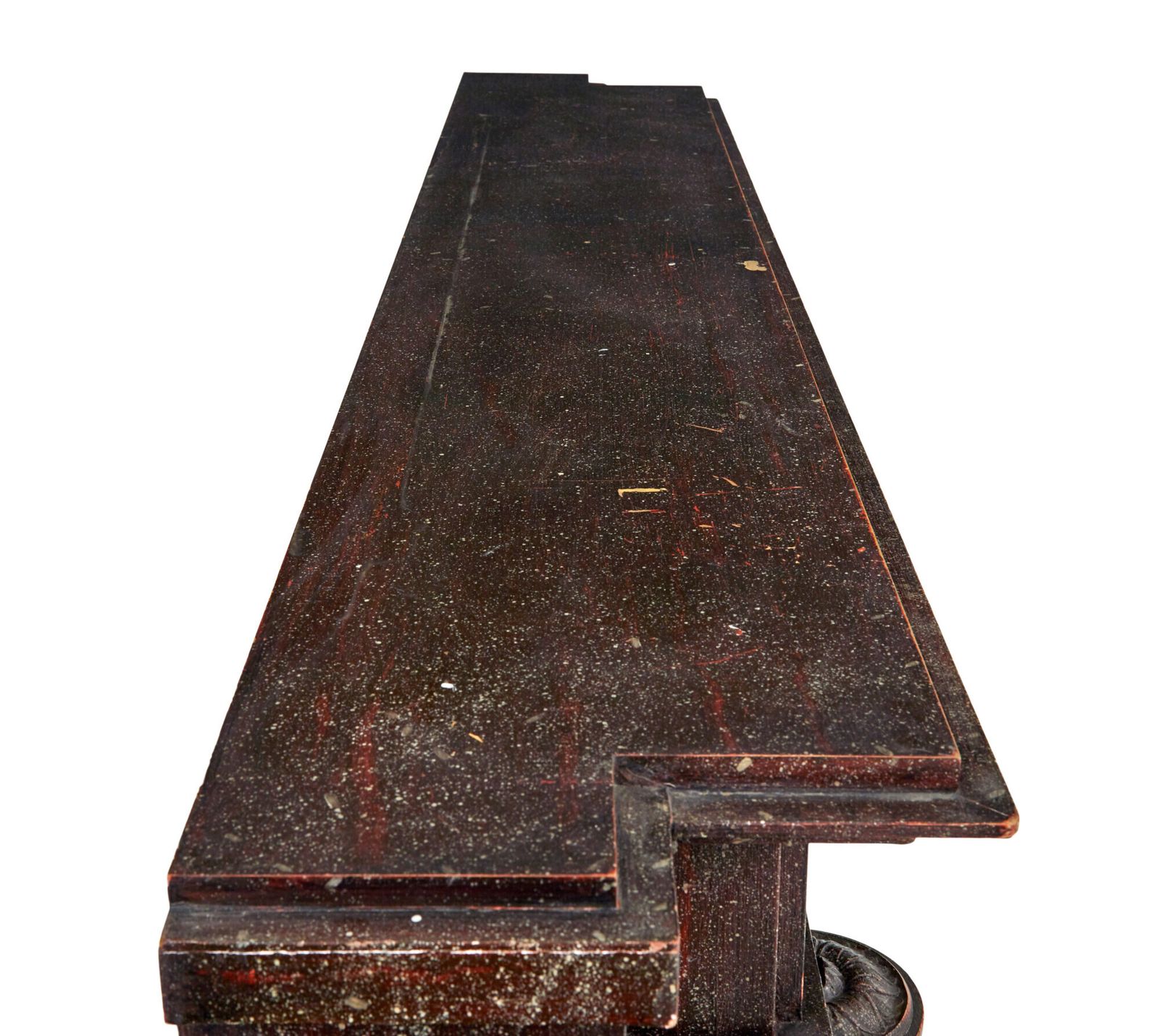 Mid Century Faux Porphyry Marble Adams Style Mantlepiece photo Home Fixtures