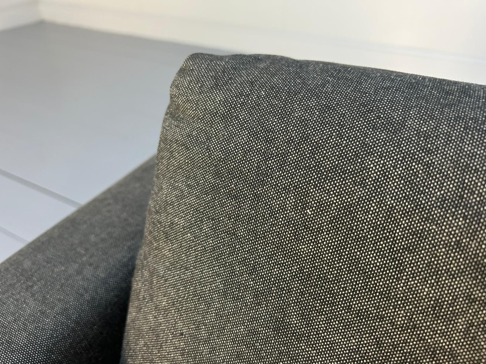 photo for sale Vitra "Park" Armchair In Grey, Black And White Woven Fabric