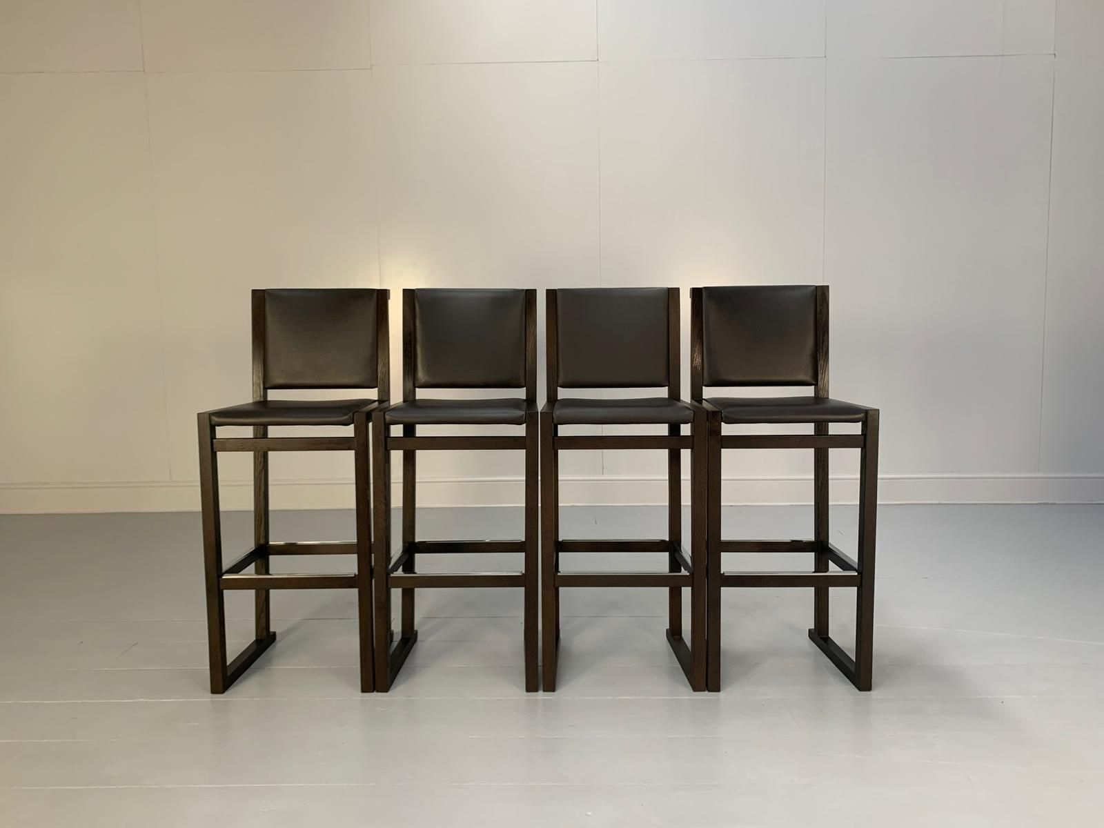 B&B Italia "Musa Sm46g" Tall Bar Stool Chairs  Suite Of 4 photo vinterior