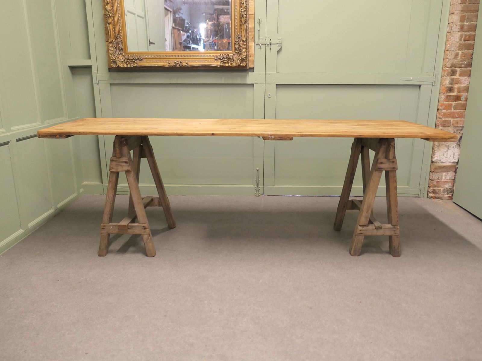 8ft Elm Harvest Table From South West France, Christmas Dinner Picnic Barbecue This Is A