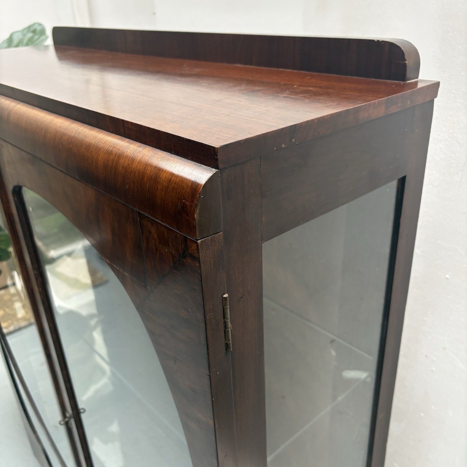 photo for sale Stunning Art Nouveau Dark Walnut Gin Drinks Cabinet 1910 1920s