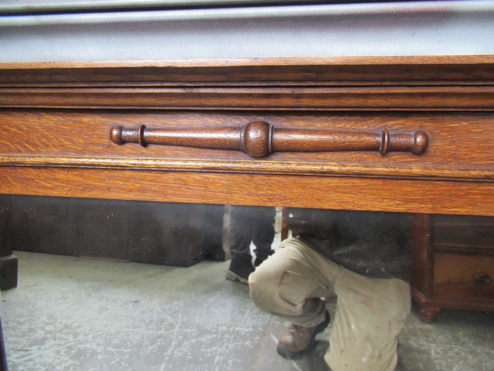 1920s   Oak  Overmantle  Wall Mirror photo buy