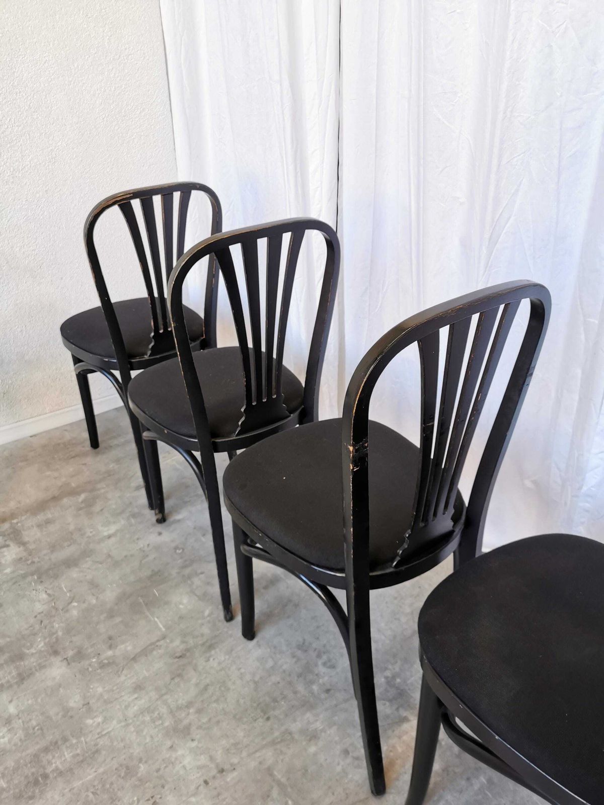 photo vinterior 1 Of 11 Vintage Stol Kamnik Black Dining Chair: 1970s Yugoslavian Mid Century Modern