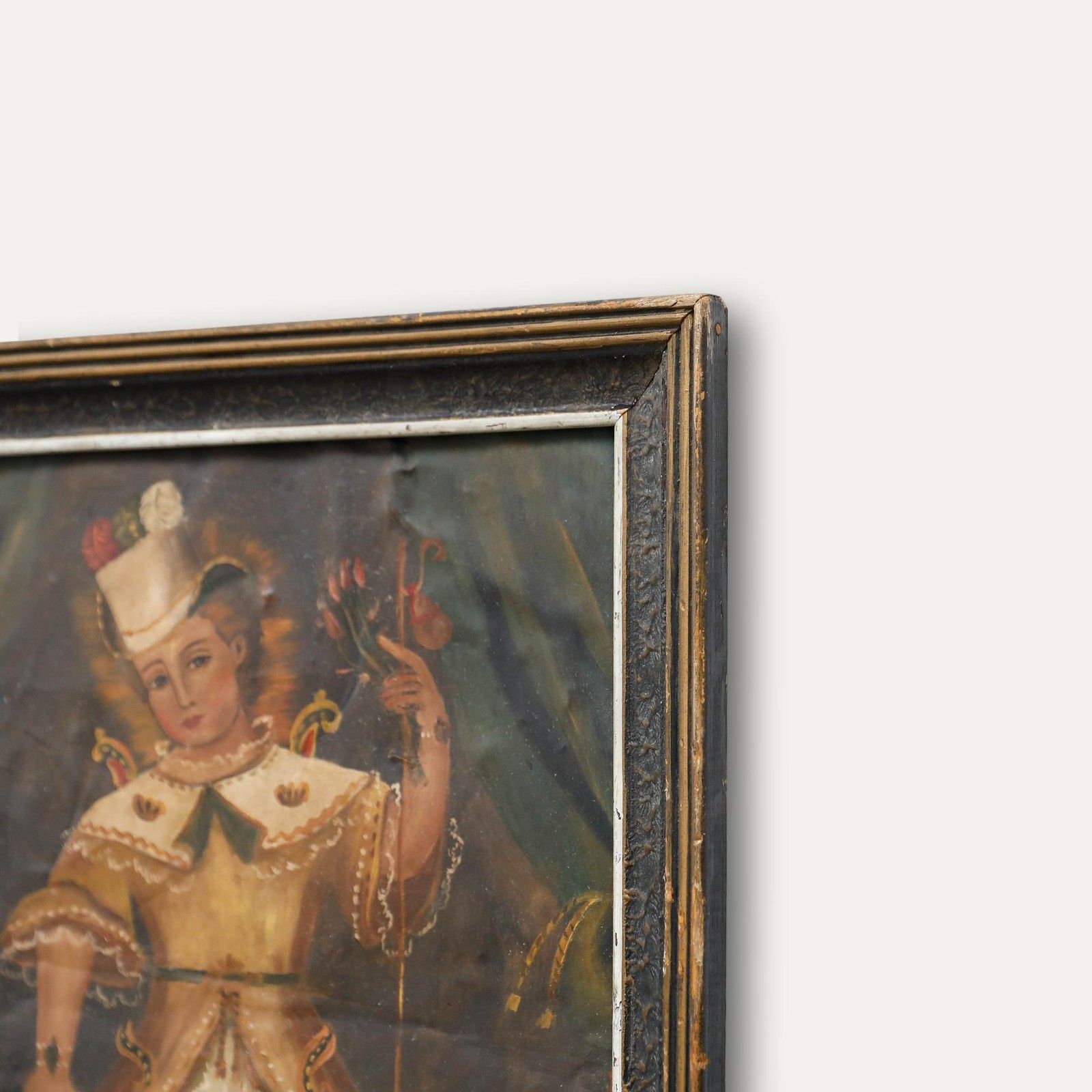 Cuzco School Early 20th Century Oil Holy Child Of Atocha photo vinterior