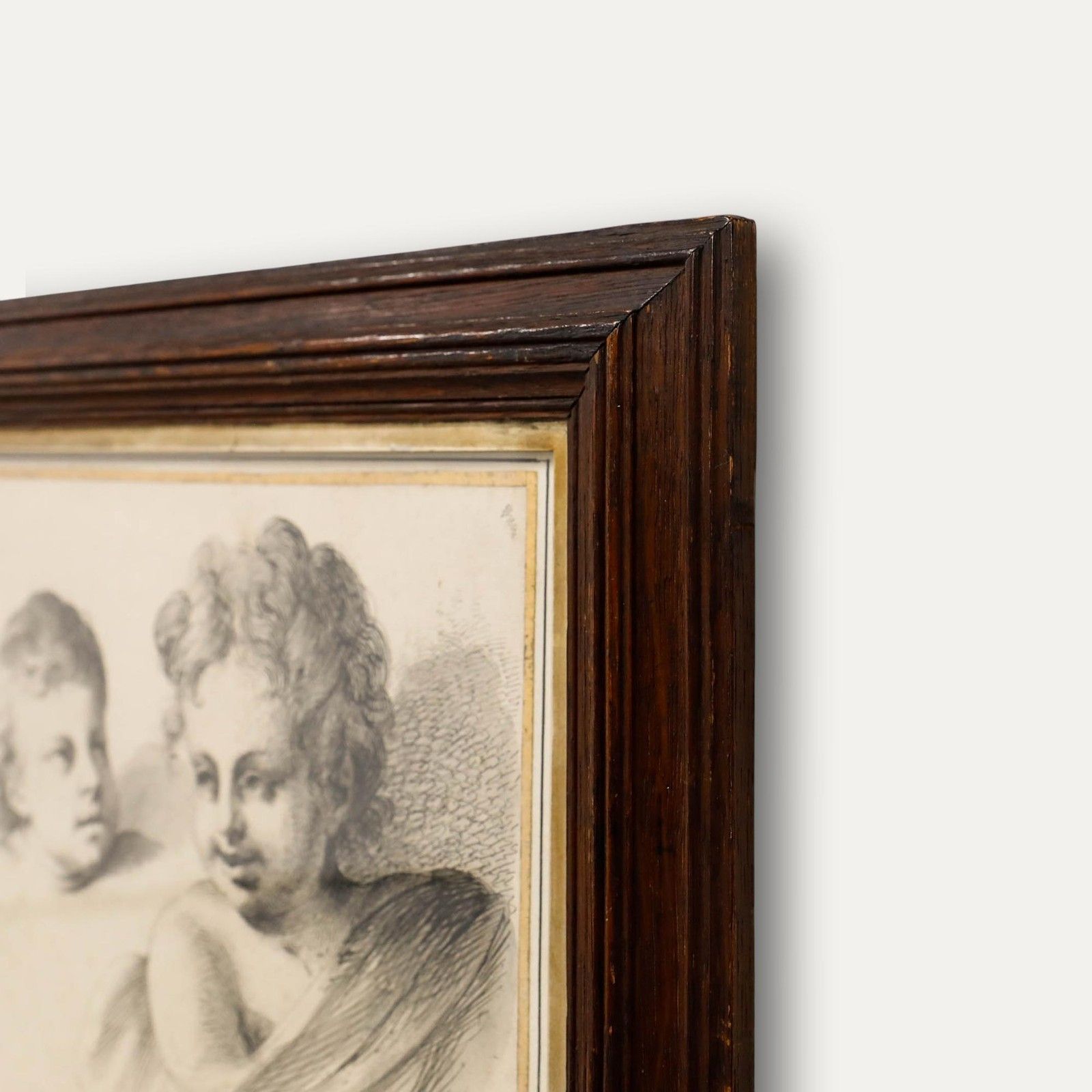 Joseph Dorffmeister (1764 1806) Pen And Ink Drawing, Putti Head Studies photo 275.0