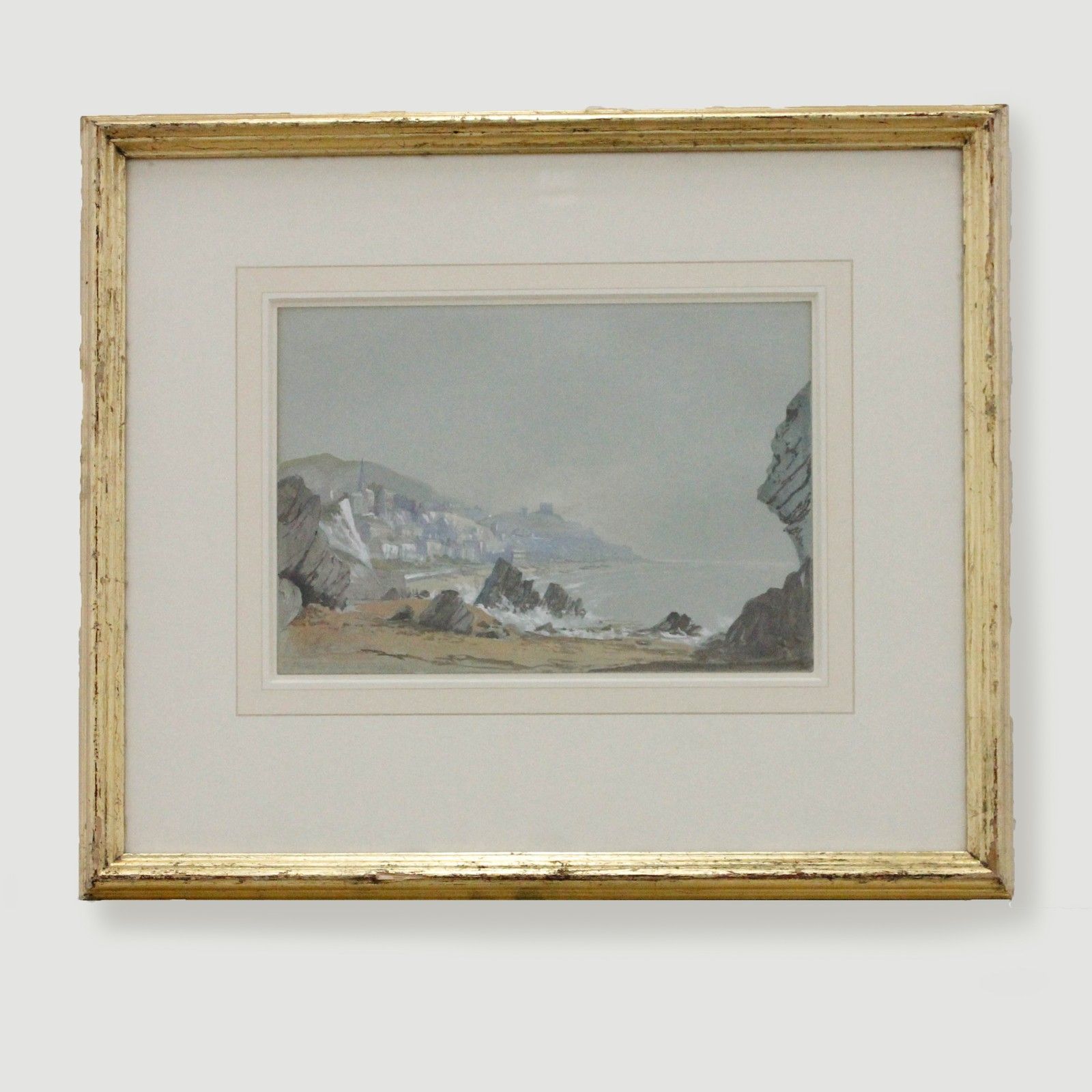 photo furniture Frederick Clarke (Fl.1834 1870)  19thc Watercolour, Ventnor From The West Sands