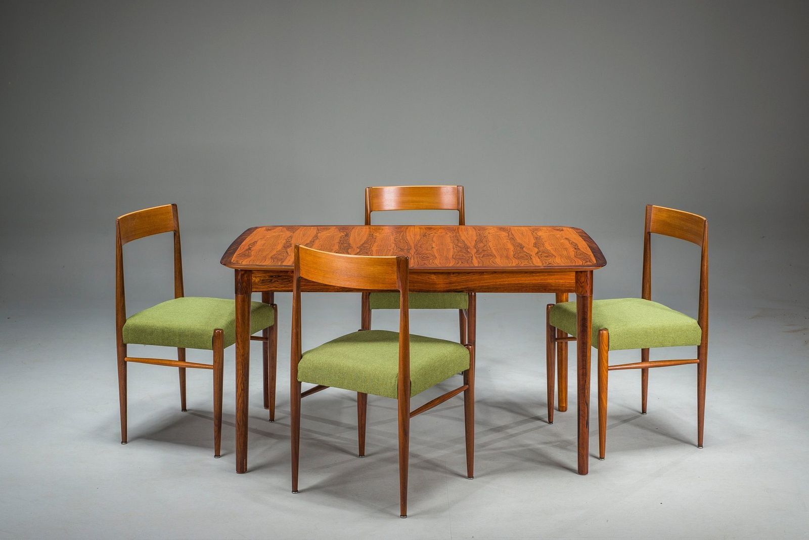 Mid Century Modern Rosewood Dining Table From Lübke, 1960s photo furniture