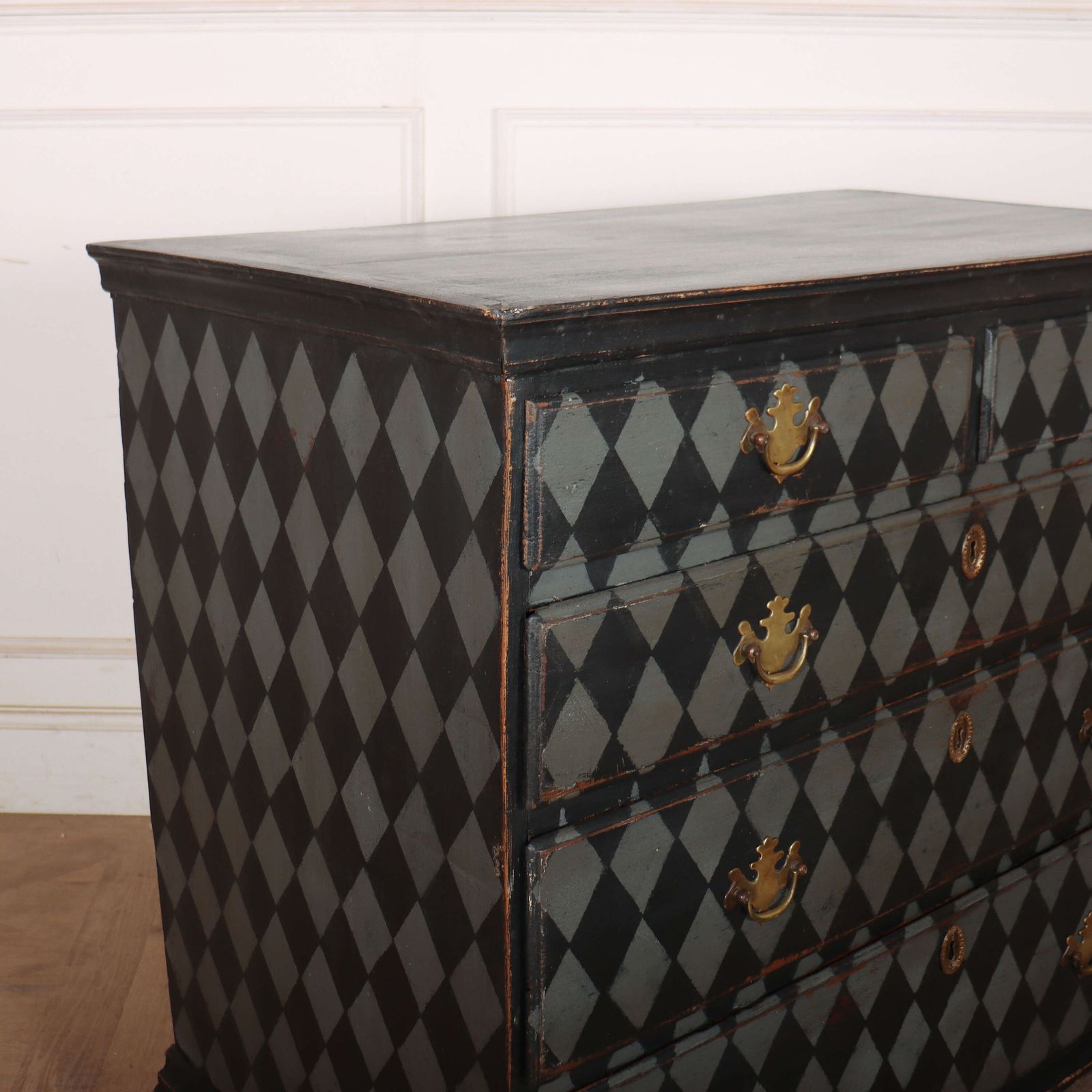 English Painted Chest Of Drawers photo for sale