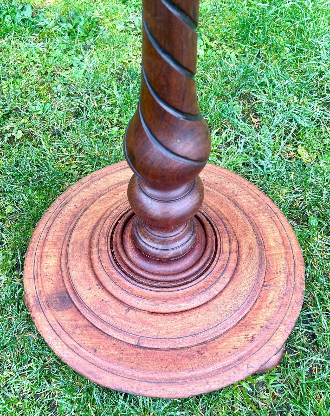 Victorian Mahogany Antique Side Table Vintage Wooden Arts And Crafts Hall Desk Industrial Occasional Wine photo Furniture