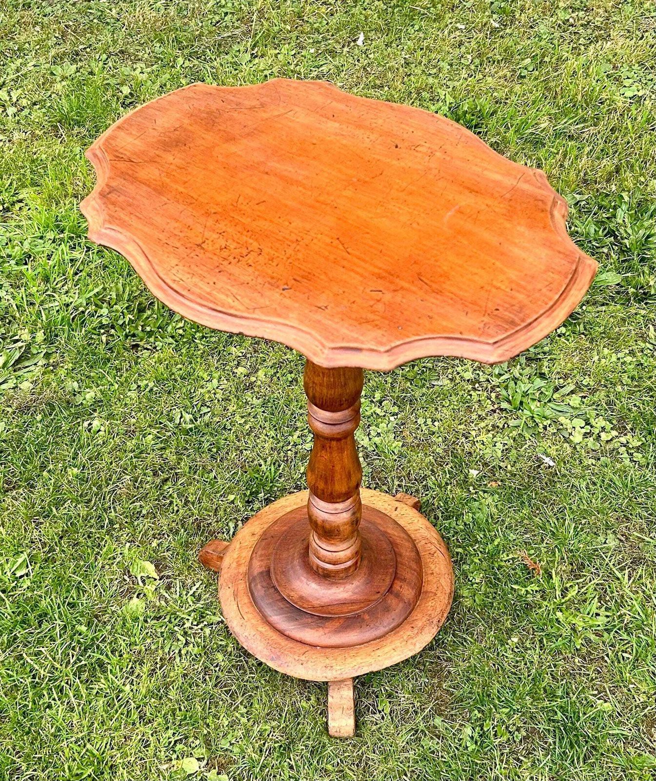 Victorian Mahogany Antique Side Table Vintage Wooden Arts And Crafts Hall Desk Industrial Occasional Wine photo furniture