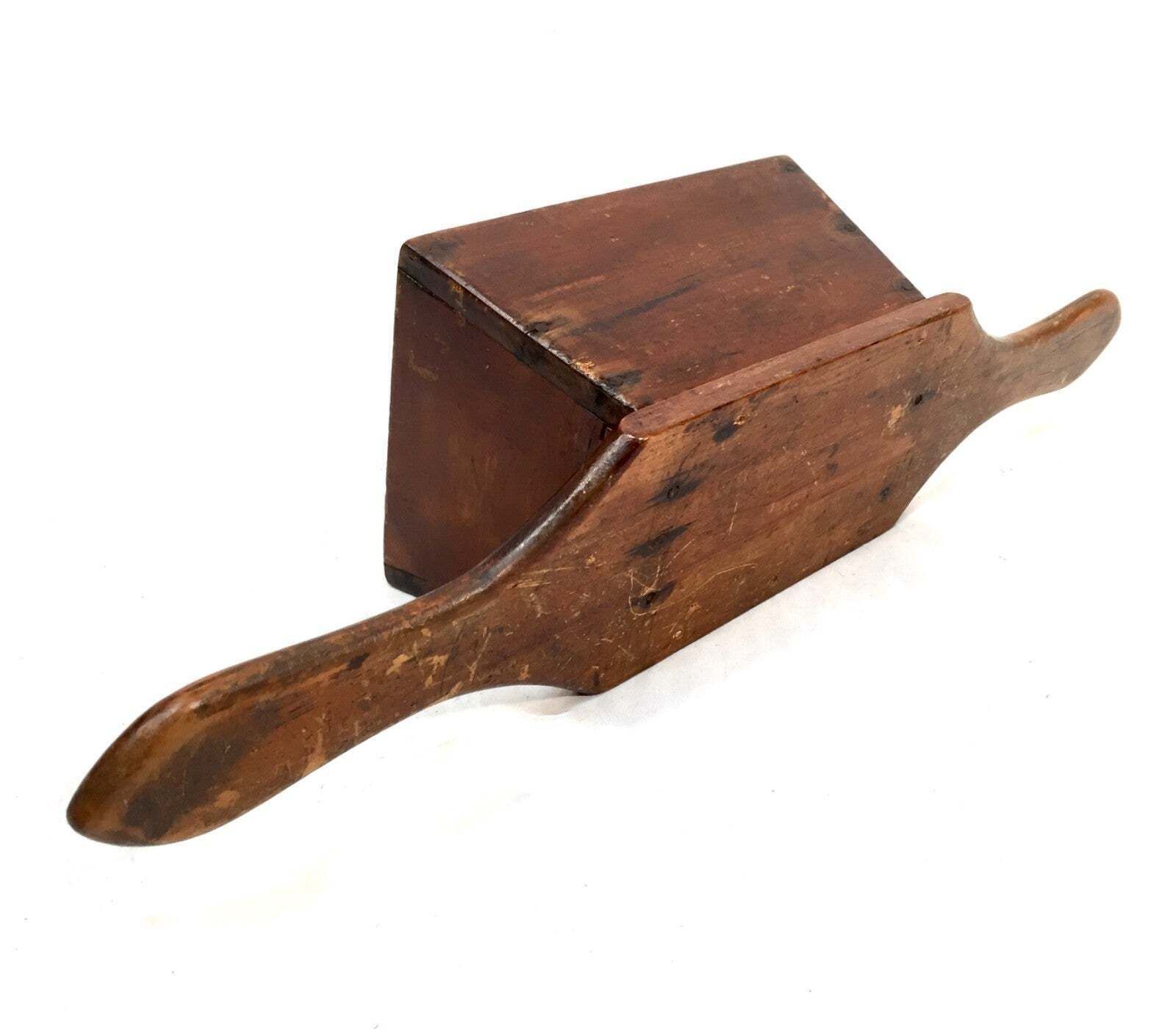 Antique Edwardian Treen Oak Wooden Church Collection Box / Offering Bowl C.1900 photo 69.0