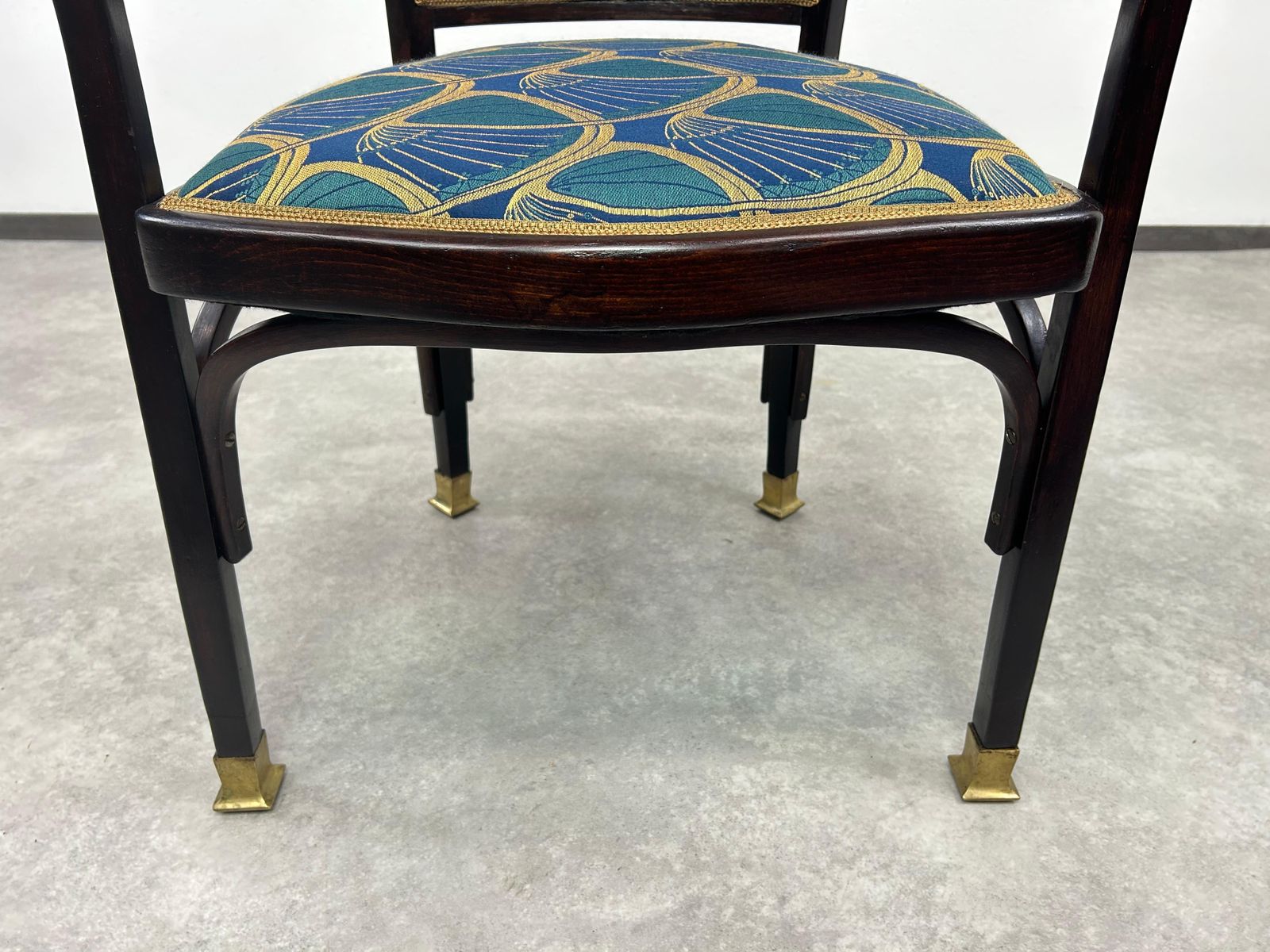 Jugendstil Office Chair No.717 By Gustav Siegel photo vinterior