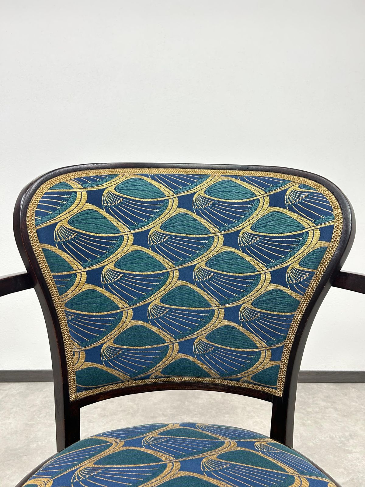 Jugendstil Office Chair No.717 By Gustav Siegel photo vintage