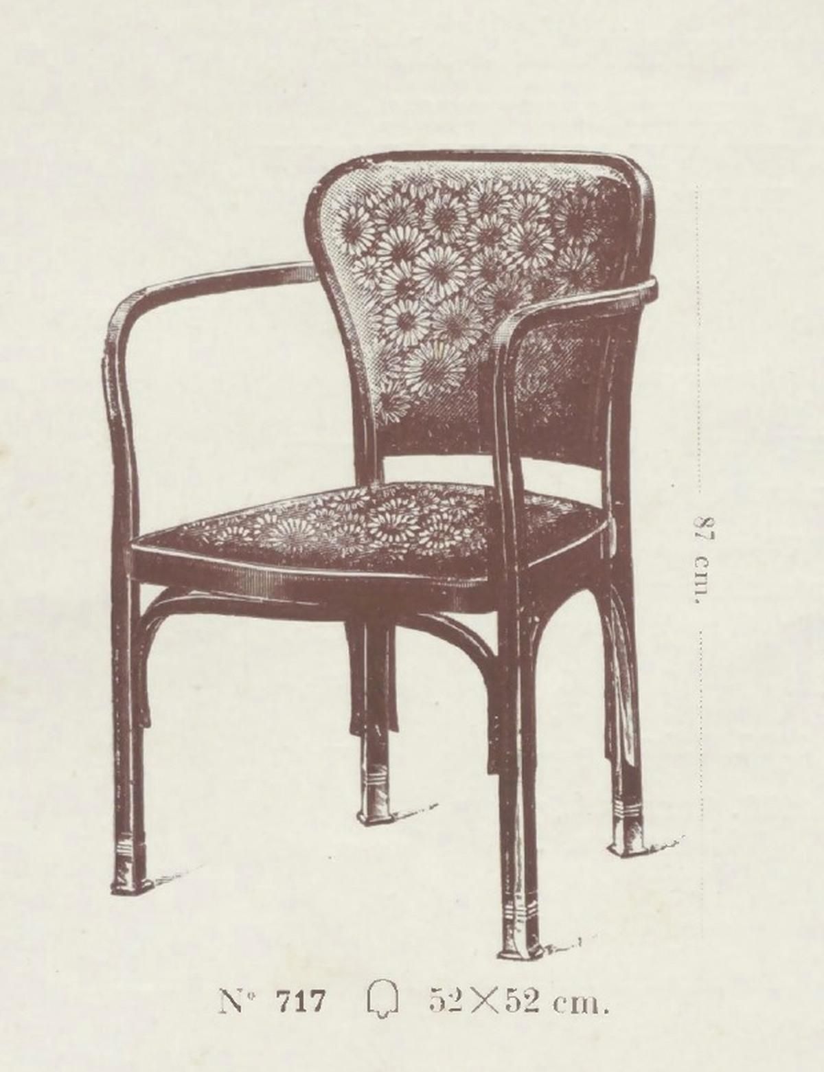 photo buy Jugendstil Office Chair No.717 By Gustav Siegel