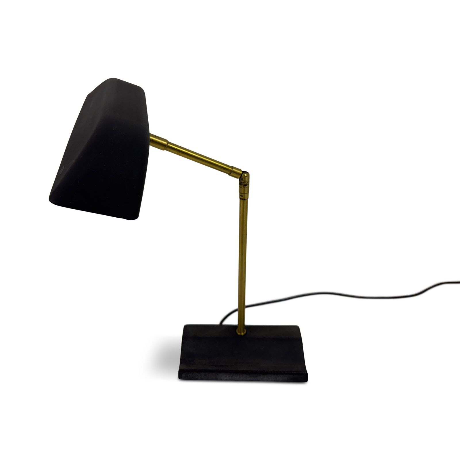Adjustable Brass And Metal Desk Lamp By Omi For Koch & Lowy, 1970s
