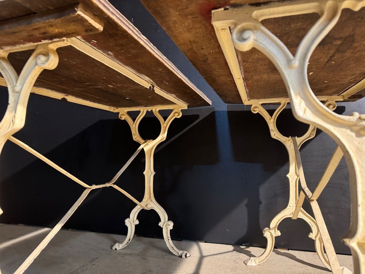 Pair French Bistro Tables photo furniture