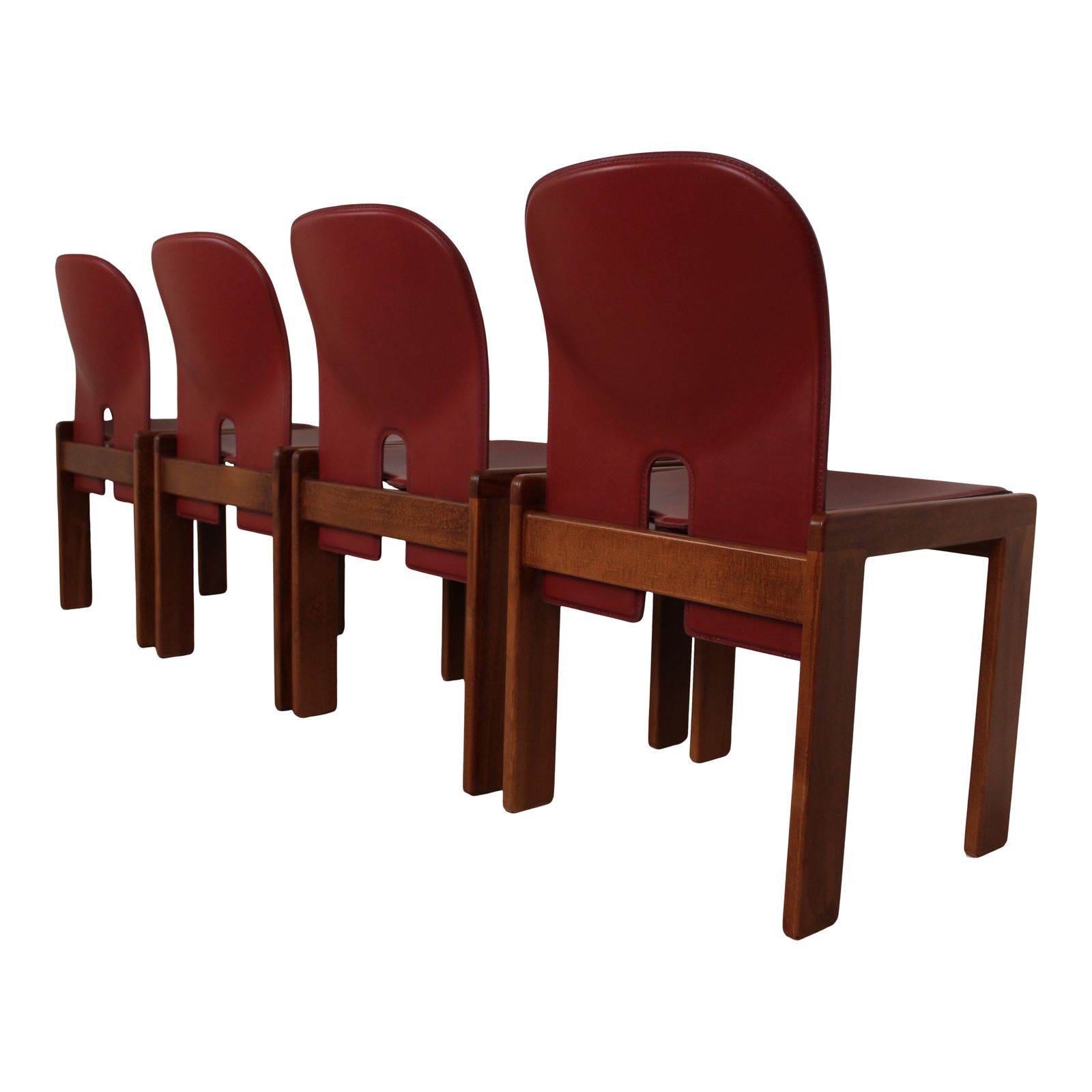 Set Of 10 Model 121 Chairs By Afra & Tobia Scarpa For Cassina, 1967 photo vinterior