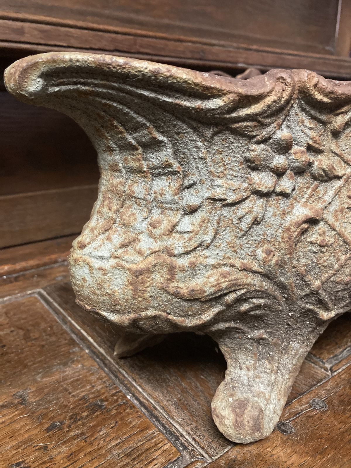 Pair Of Cast Iron Antique French Jardinière Planters photo 795.0