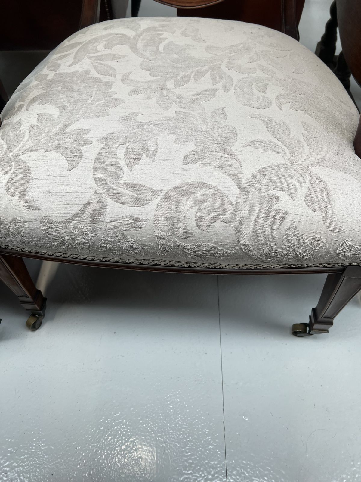 Pair Of Antique Mahogany Bedroom Chairs photo vinterior