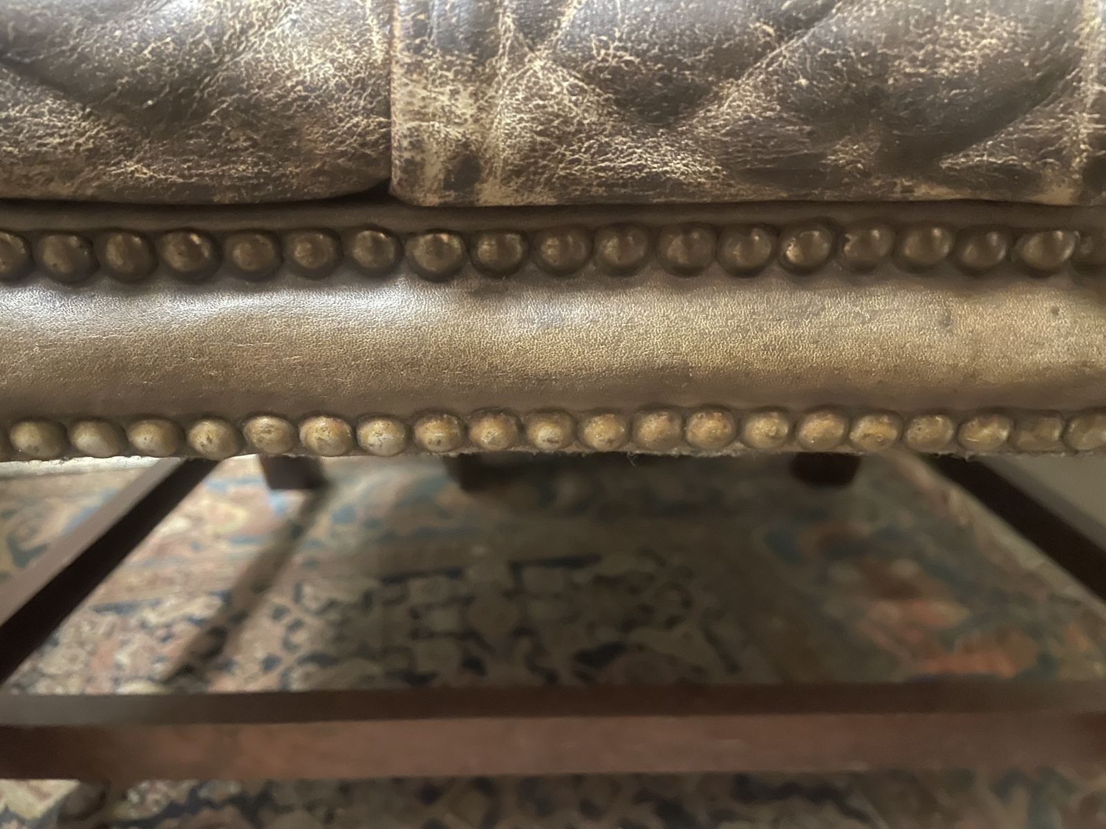 Vintage Pair Of Handmade English Leather Chesterfield Gainsborough Armchairs photo 1550.0