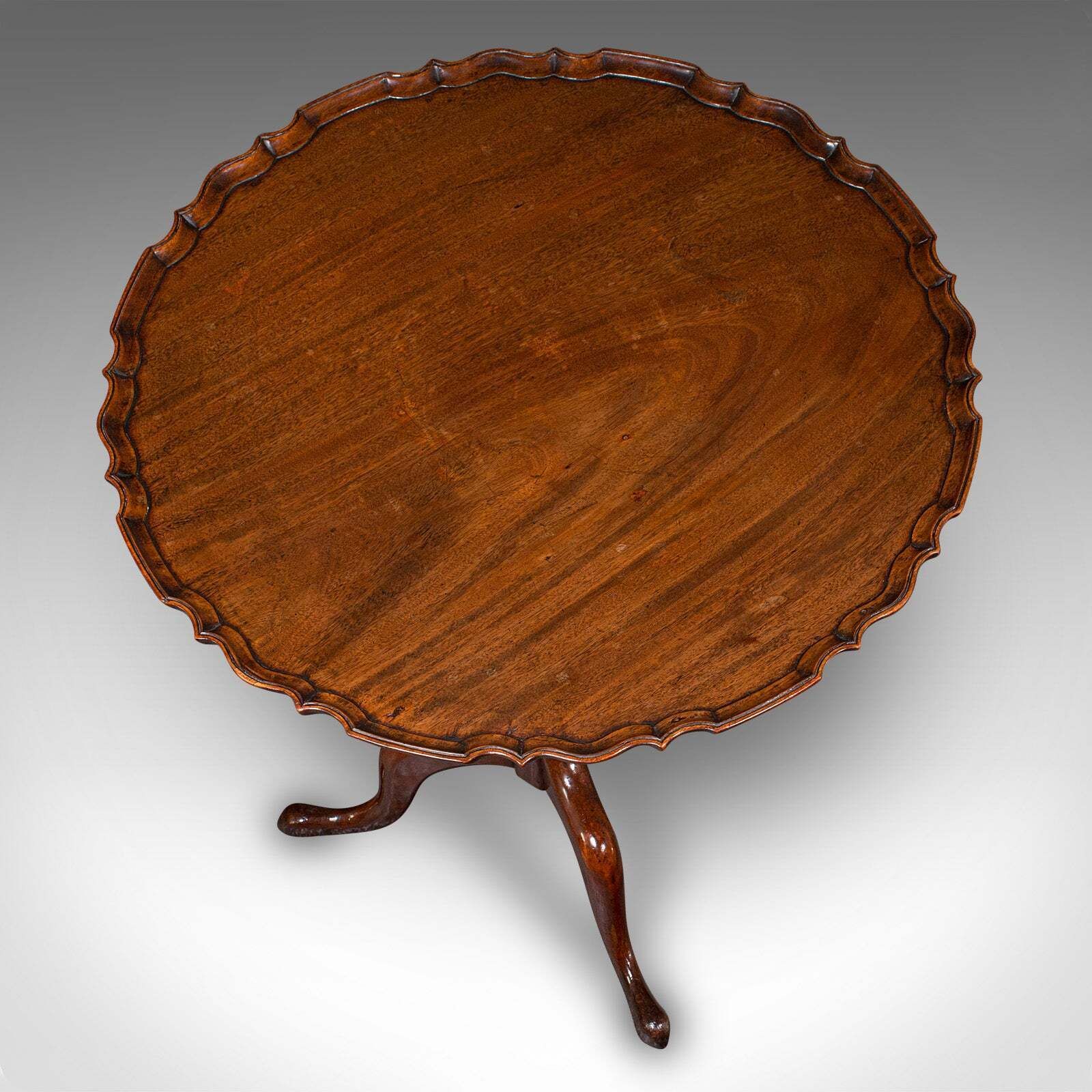Antique Pie Crust Table, English, Tilt Top, Games, Occasional, Georgian, C.1790 photo buy