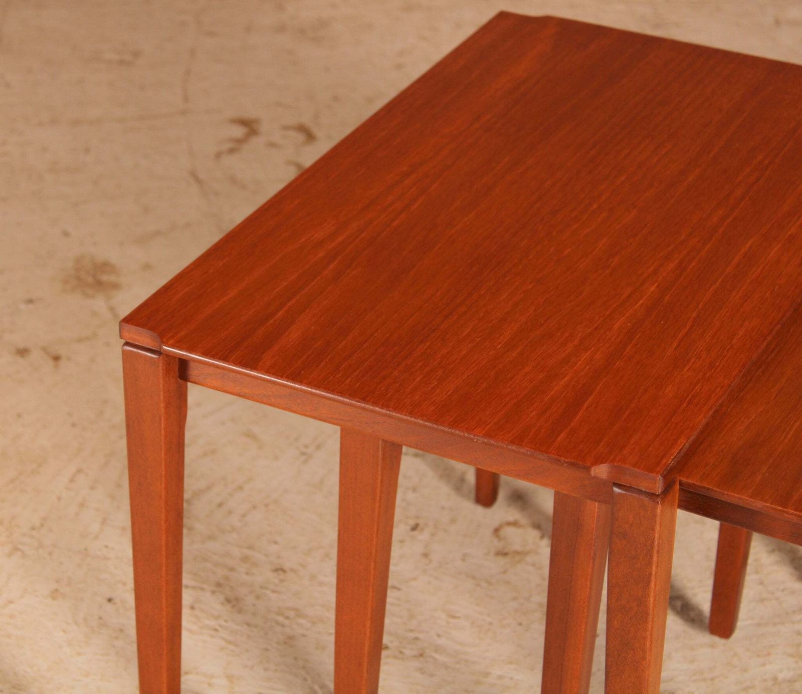 Mid Century Teak Nest Of 3 Tables By Richard Hornby, Circa 1960s photo Furniture