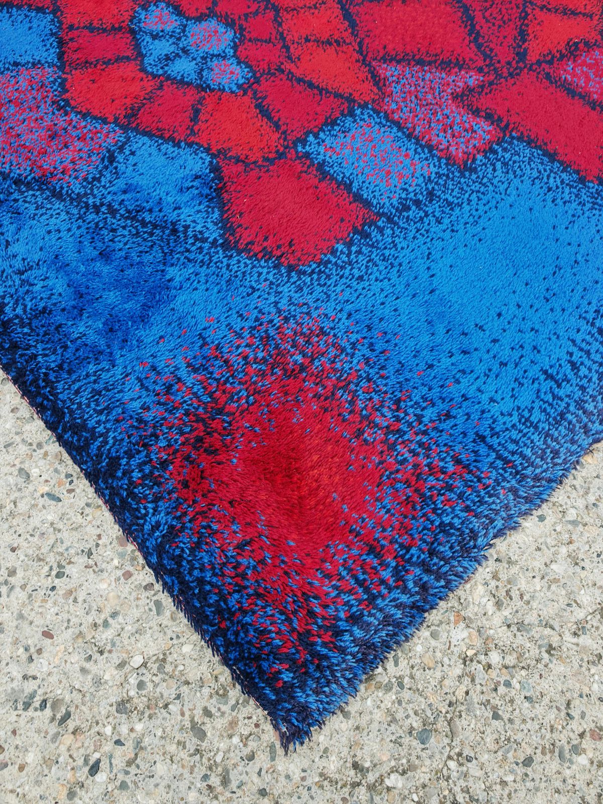 photo furniture Xxl Mid Century Modern Rug By Siegel Teppich, West Germany 1970s