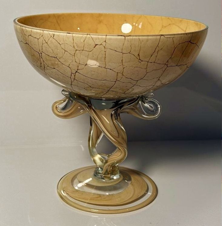 Large Jozefina Krosno Bonbon Dish photo Home Decor